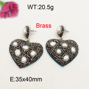 Natural Pearl Earring  F3E401456vila-L005