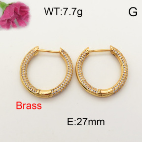 Fashion Brass Earrings  F3E401525vila-J40