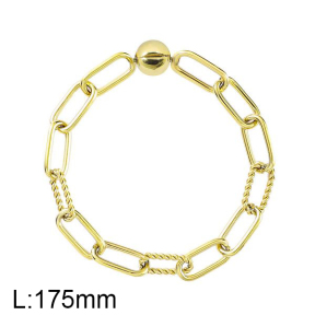 SS Bracelet  For charms DIY, length17.5cm  6B2001569vhkb-691