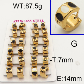 SS Earrings  6E3001801aklm-450