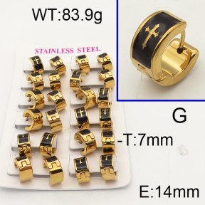 SS Earrings  6E3001803aklm-450