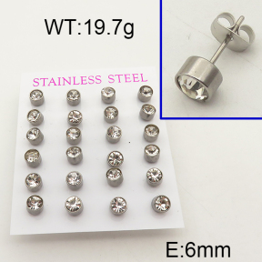 SS Earrings  6E4002414bbpm-413