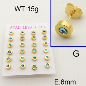 SS Earrings  6E4002417bhkk-413