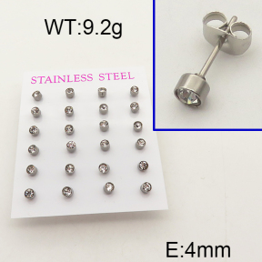 SS Earrings  6E4002420bbok-413