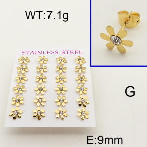 SS Earrings  6E4002425vhlm-413