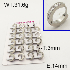 SS Earrings  6E4002451aimk-450