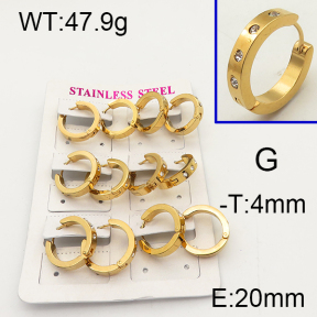 SS Earrings  6E4002455bika-450