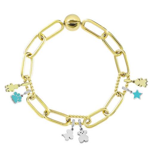 SS Bear Bracelets  TB6001070aipl-691