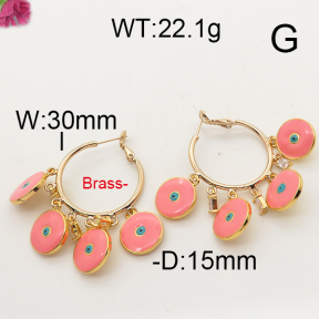 Fashion Brass Earrings  F6E300923vila-L005