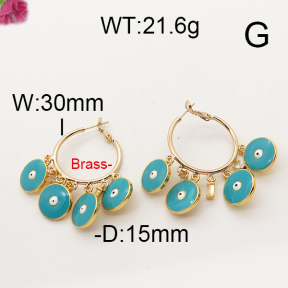 Fashion Brass Earrings  F6E300925vila-L005