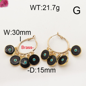 Fashion Brass Earrings  F6E300926vila-L005