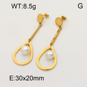 SS Earrings  3E3000972ablb-363