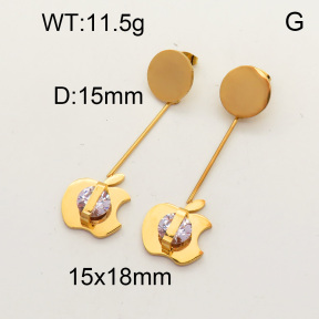 SS Earrings  3E4001322vbmb-363