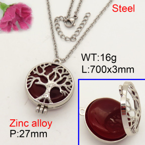 Natural  Red Agate  Fashion Necklace  F3N402041vbnb-Y008