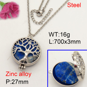 Natural  Lazurite  Fashion Necklace  F3N402042vbnb-Y008