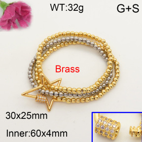 Fashion Brass Bracelet  F3B403052bhia-L017