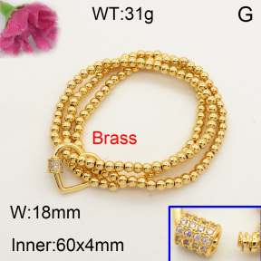 Fashion Brass Bracelet  F3B403053bhia-L017