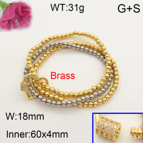 Fashion Brass Bracelet  F3B403054bhia-L017