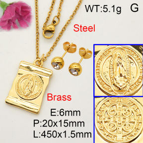 Fashion Brass Sets  F3S005428vail-L017