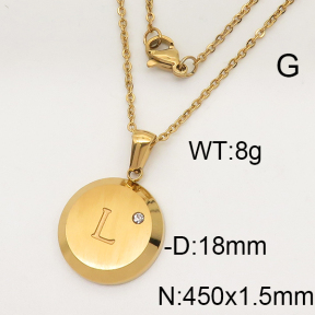 SS Necklace  6N4001692aako-679
