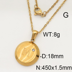 SS Necklace  6N4001693aako-679