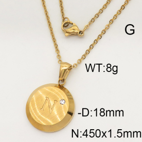 SS Necklace  6N4001694aako-679
