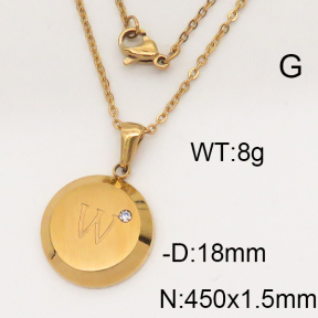 SS Necklace  6N4001701aako-679