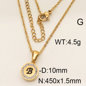 SS Necklace  6N4001703aakl-679