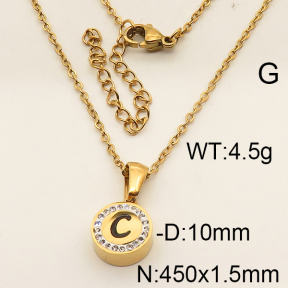 SS Necklace  6N4001704aakl-679