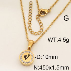 SS Necklace  6N4001723aakl-679