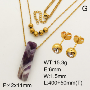 Natural Amethyst SS Sets  F90000806abol-900