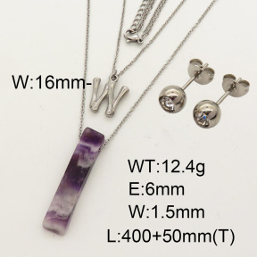 Natural Amethyst SS Sets  F90000867vbnl-900