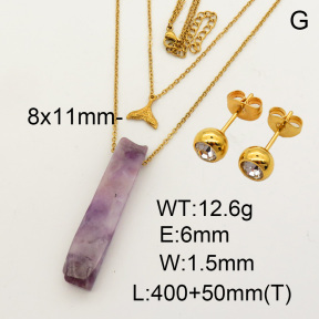 Natural Amethyst SS Sets  F90000872vbpb-900