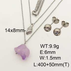 Natural Amethyst SS Sets  F90000880vbnb-900