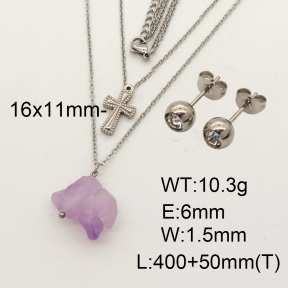 Natural Amethyst SS Sets  F90000881vbnb-900