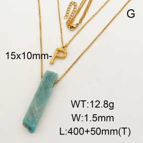 Natural Tianhelite SS Necklace  FN0000711bbov-900