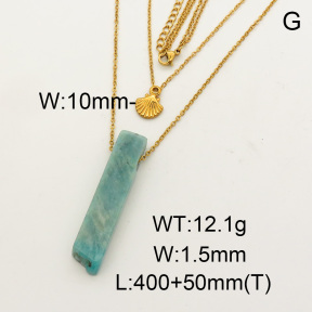 Natural Tianhelite SS Necklace  FN0000767vbnl-900