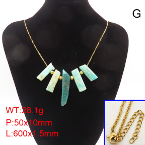 Natural Tianhelite SS Necklace  FN0000782bhbl-900