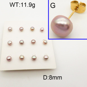 Natural Pearl Earring  F30000023vhov-900