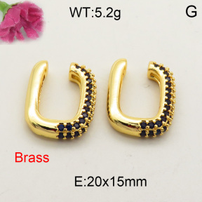 Fashion Brass Earrings  F3E401626vbmb-L002
