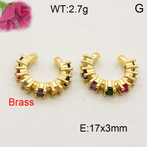 Fashion Brass Earrings  F3E401631ablb-L002