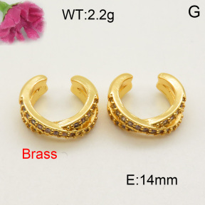 Fashion Brass Earrings  F3E401640ablb-L002