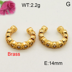 Fashion Brass Earrings  F3E401642aakl-L002