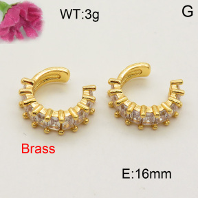 Fashion Brass Earrings  F3E401643vbll-L002