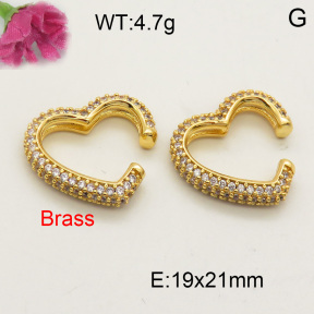 Fashion Brass Earrings  F3E401645vbpb-L002