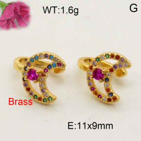 Fashion Brass Earrings  F3E401649ablb-L002