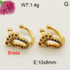 Fashion Brass Earrings  F3E401651ablb-L002