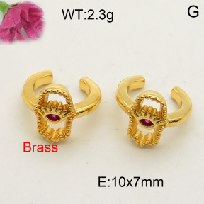 Fashion Brass Earrings  F3E401656aakl-L002