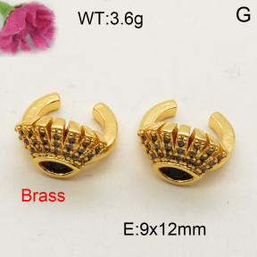 Fashion Brass Earrings  F3E401658ablb-L002