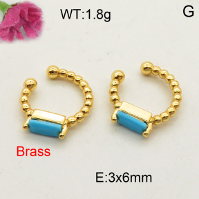 Fashion Brass Earrings  F3E401661aakl-L002